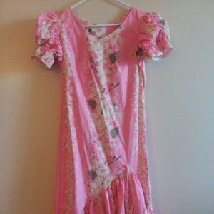 Made in Hawaii Long Muʻumuʻu | Aloha Wear | Pink